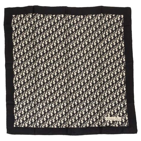 black christian dior scarf|christian dior handkerchief.